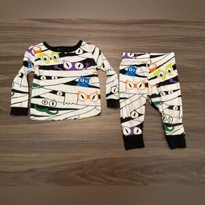 HYDE & EEK Baby Colorful Mummy Design Kids Pajama Set size 12M